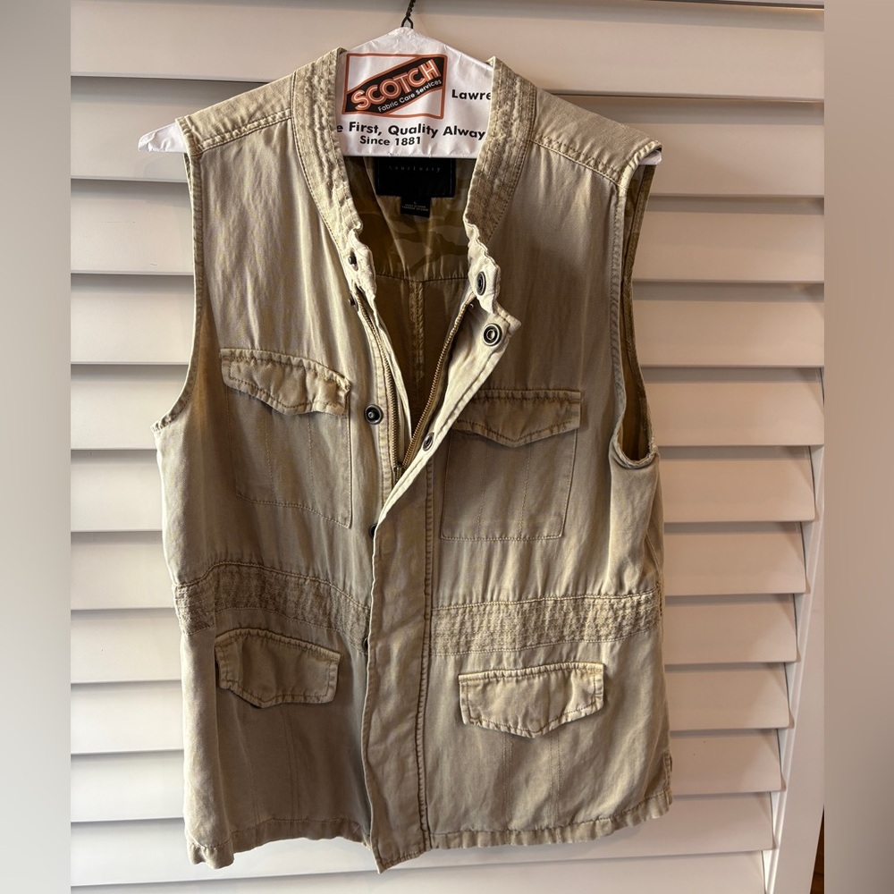 Sanctuary tan dress vest